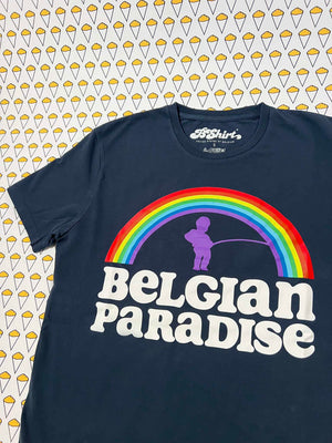 T-shirt Belgian Paradise | Navy