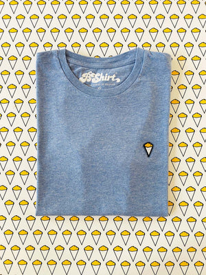 T-shirt Frites | Bleu Clair chiné
