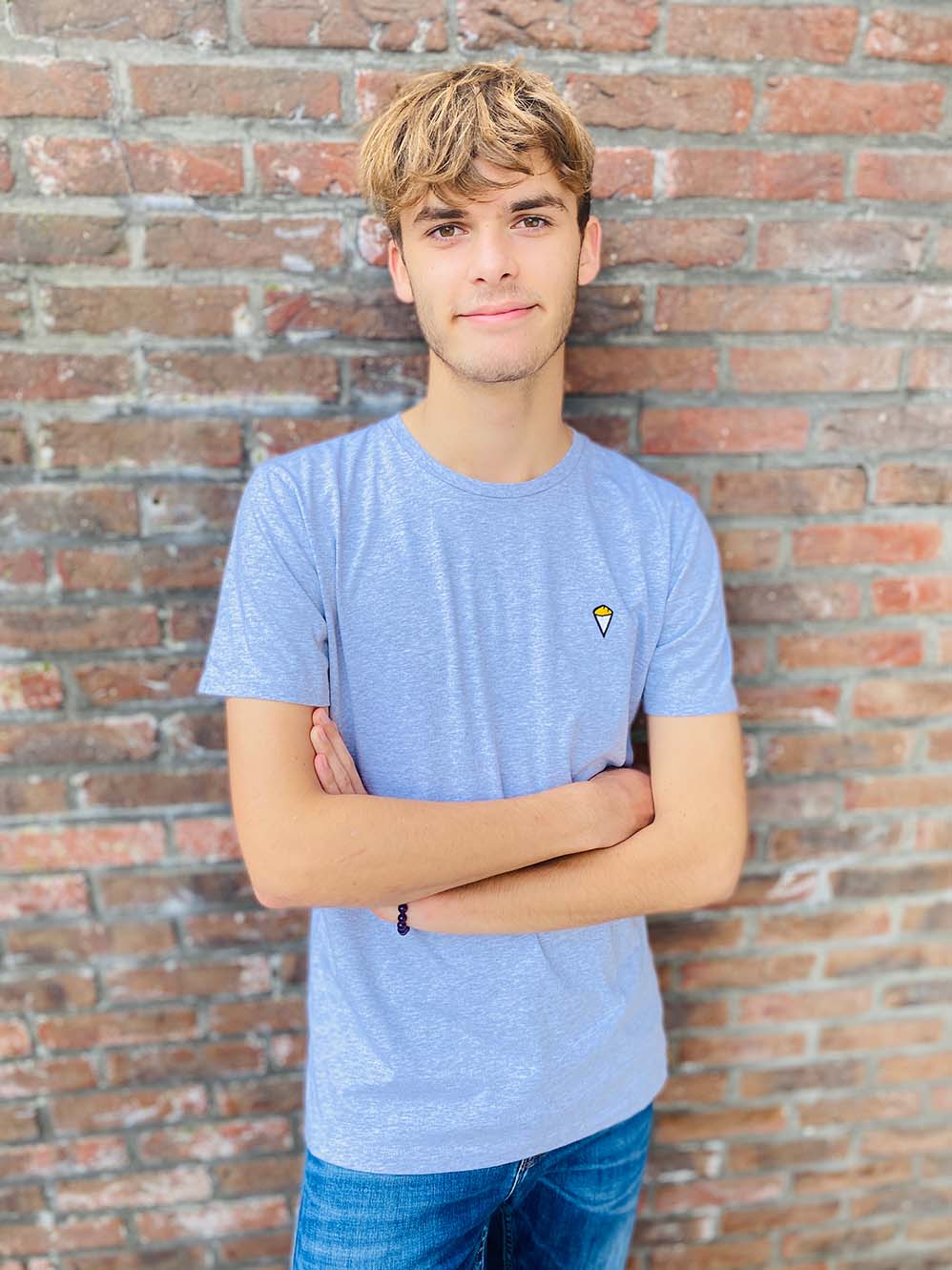 T-shirt Frites | Gris clair