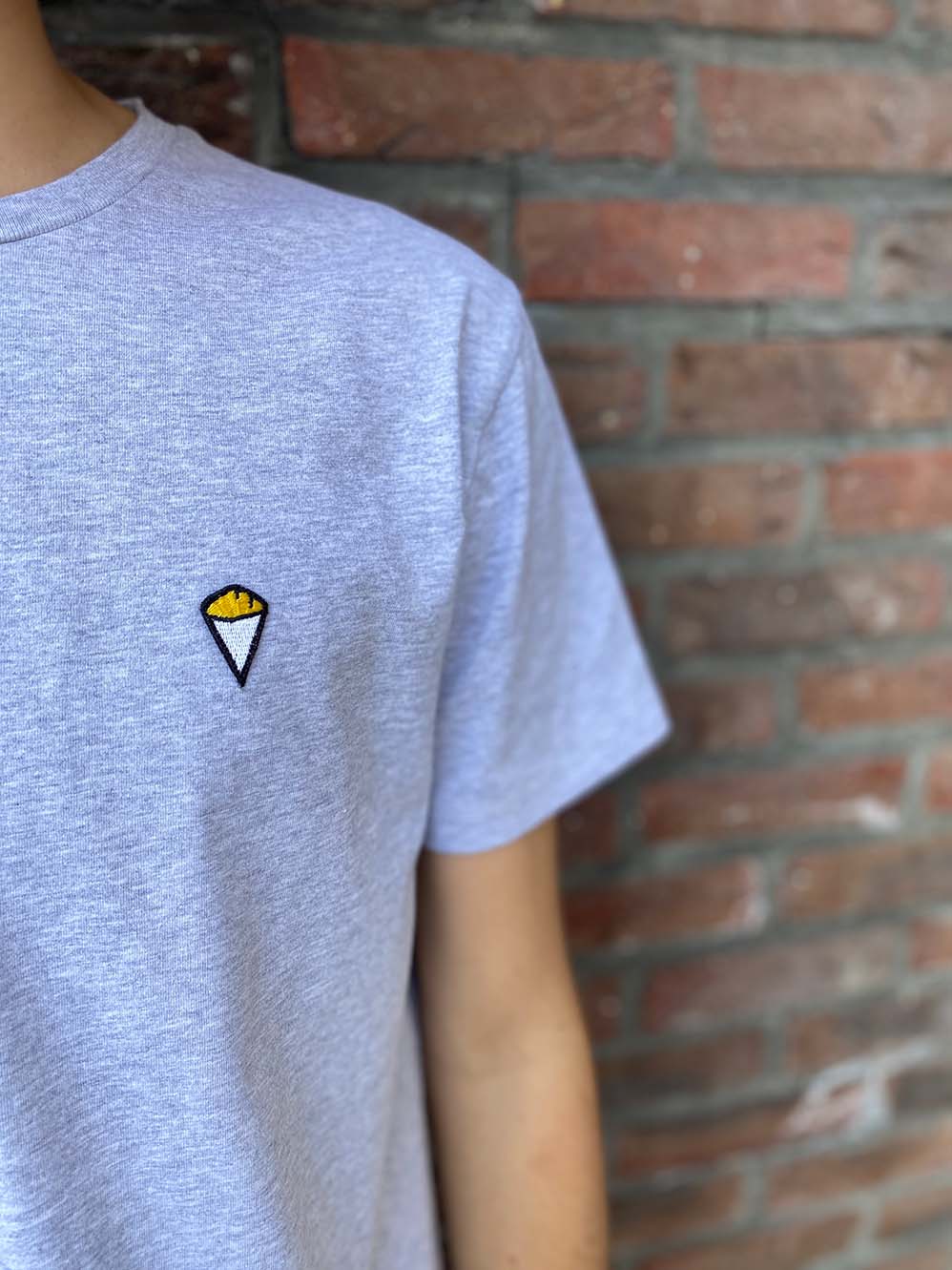 T-shirt Frites | Gris clair
