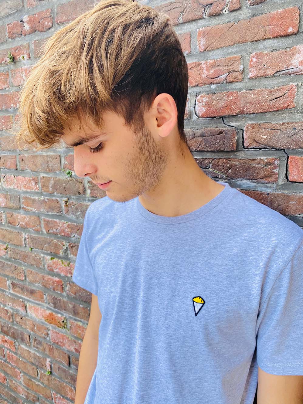 T-shirt Frites | Gris clair
