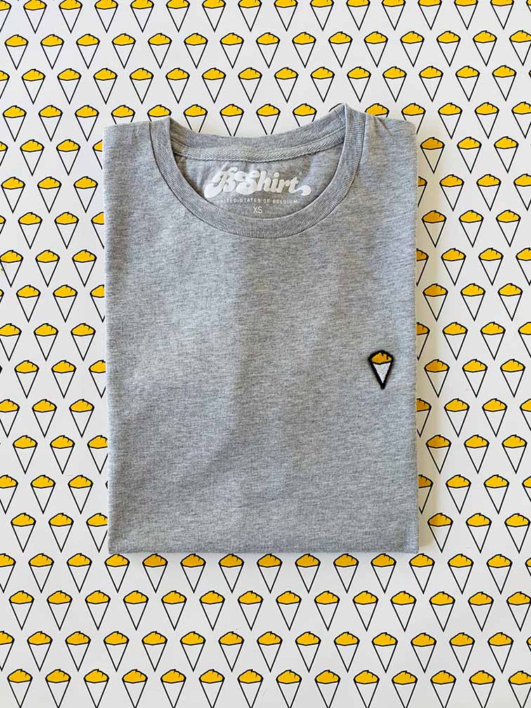 T-shirt Frites | Gris clair