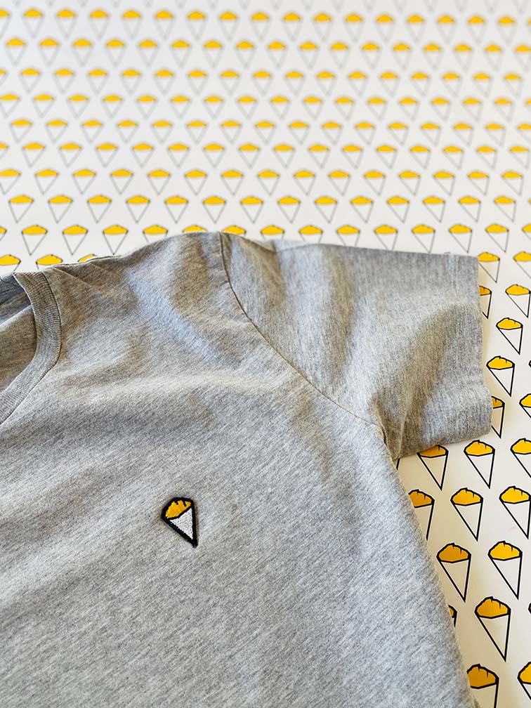 T-shirt Frites | Gris clair
