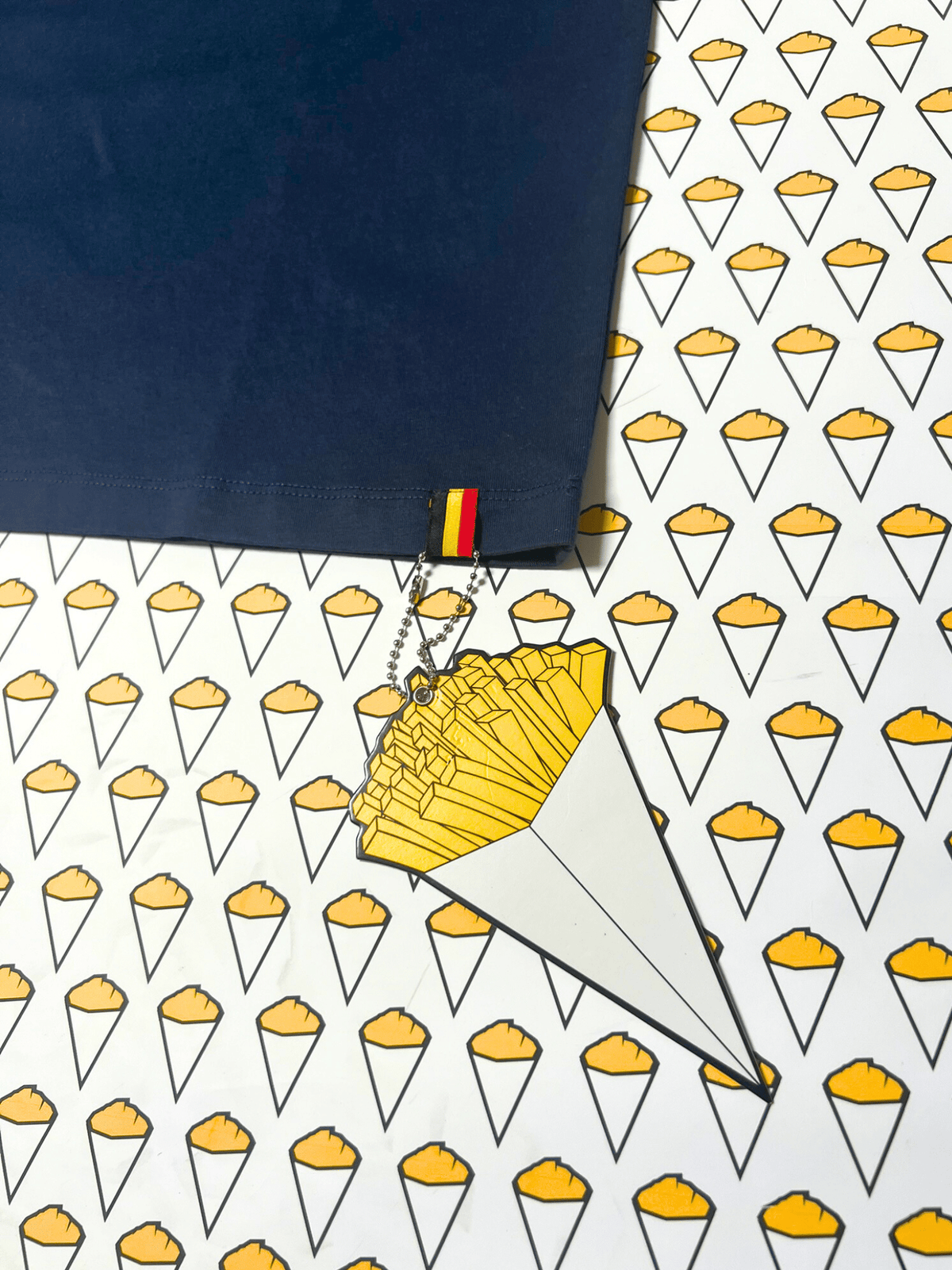 T-shirt United States Of Belgium | Navy
