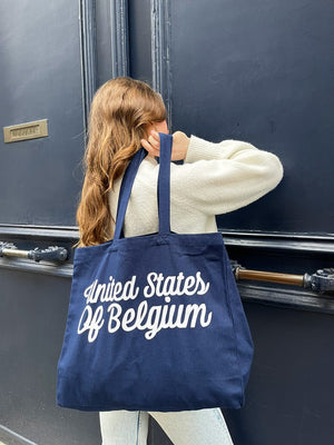 Tote Bag United Marineblauw