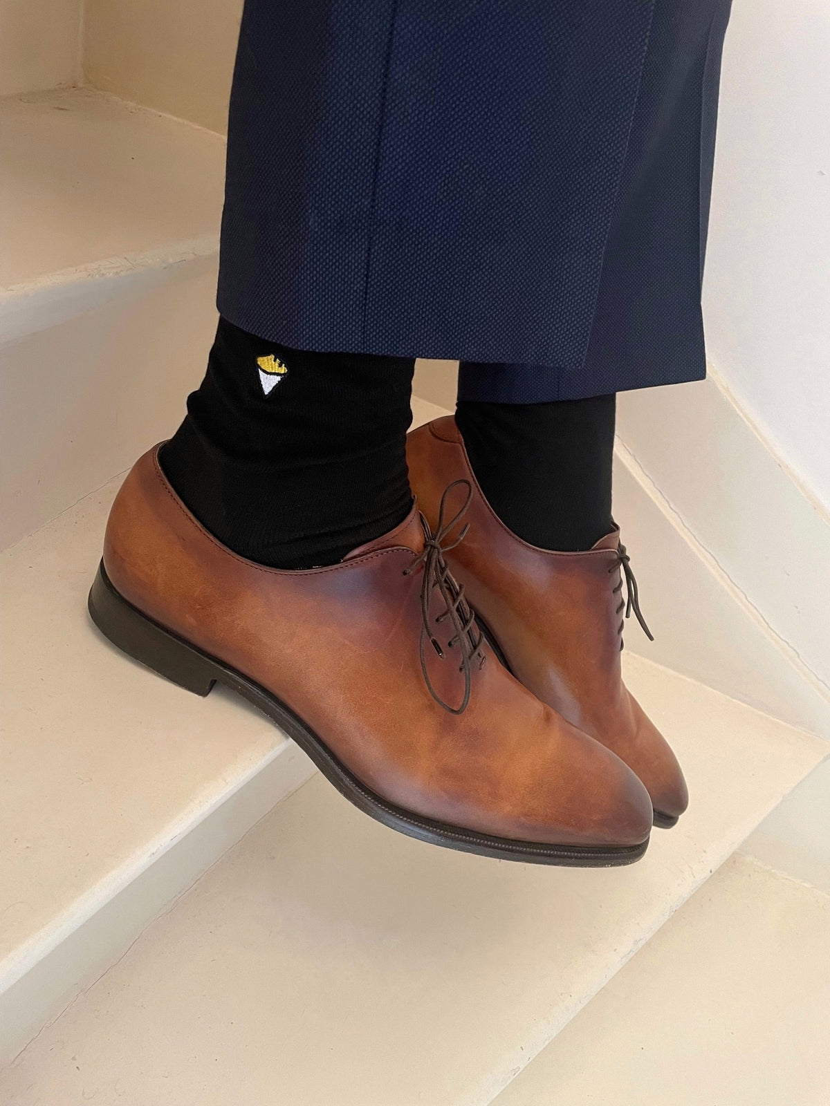 Chaussettes noires Frites