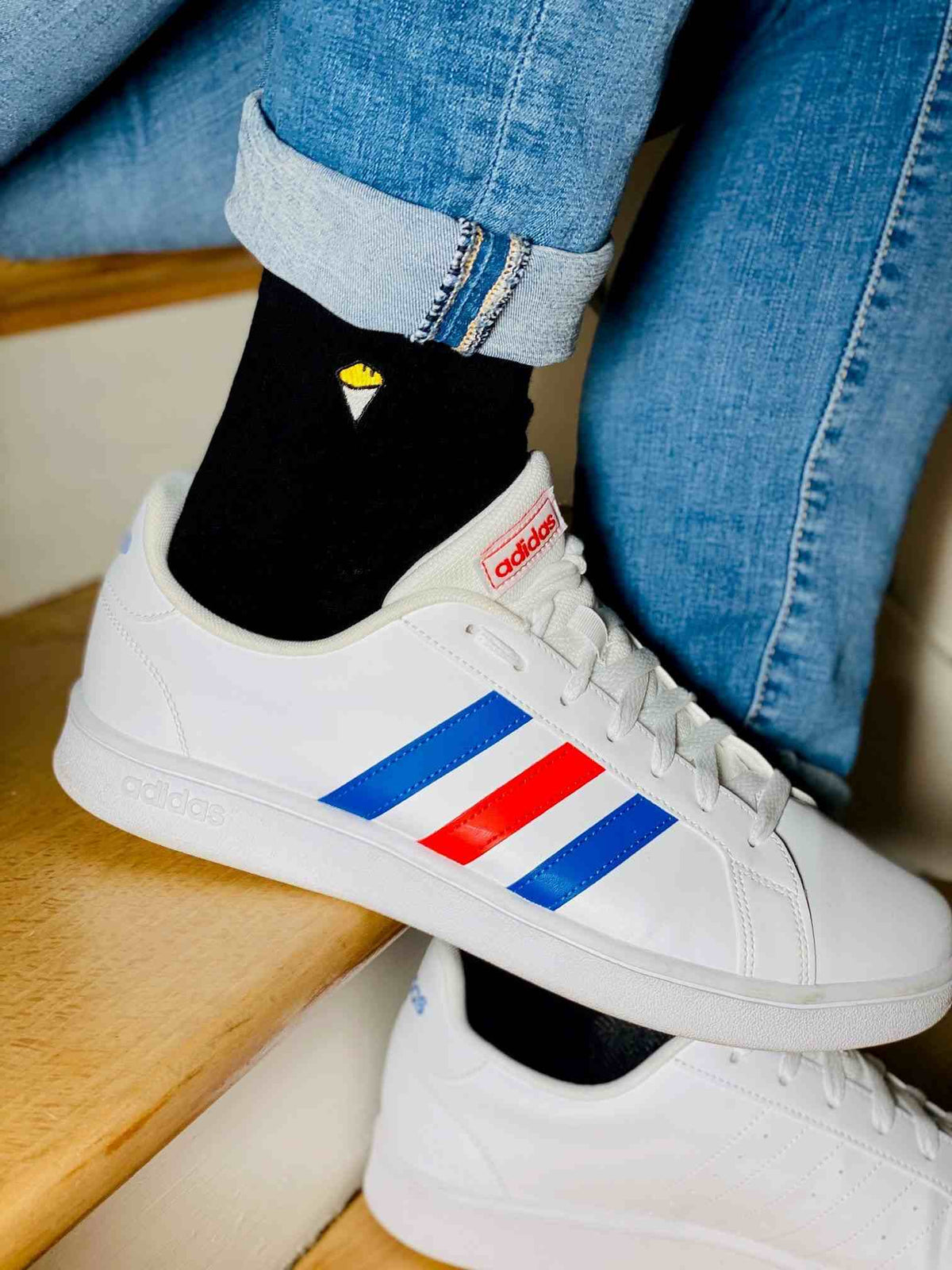 Chaussettes noires Frites