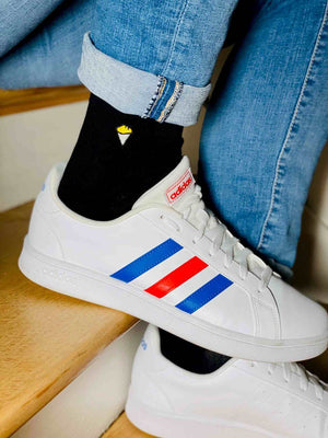 Chaussettes noires Frites