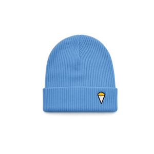 Bonnet  “Cornet de frites” Bleu Ciel