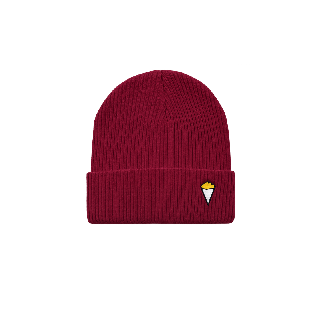 Bonnet “Cornet de frites” Bordeaux