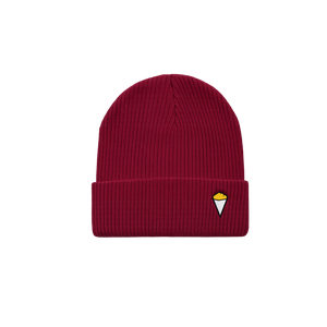 Bonnet “Cornet de frites” Bordeaux