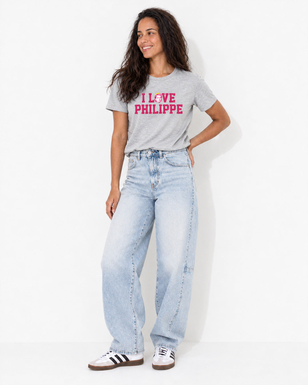 T-shirt Philippe | Light grey
