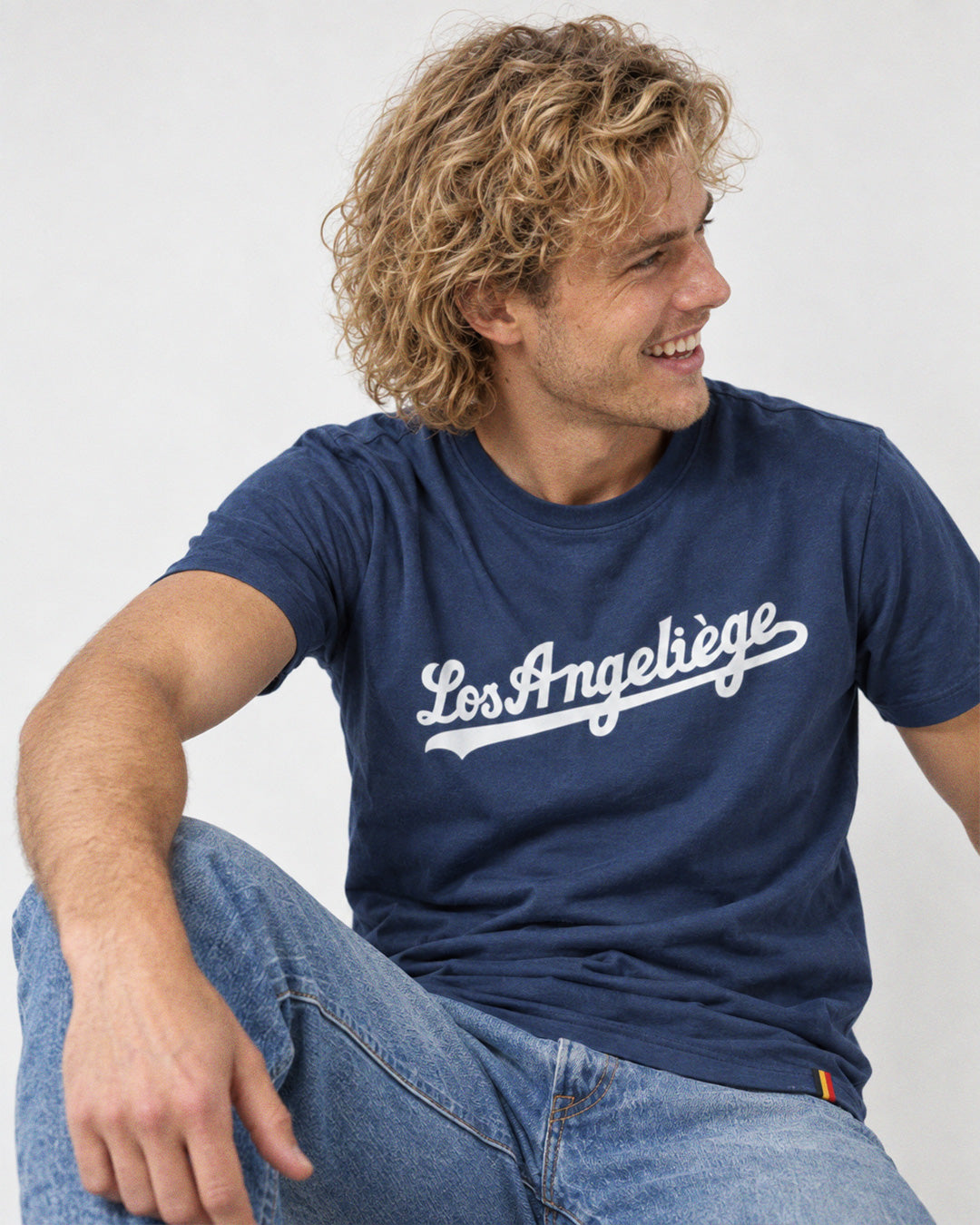 T-shirt Los Angeliège White | Navy