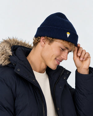 Bonnet “Cornet de frites” Navy