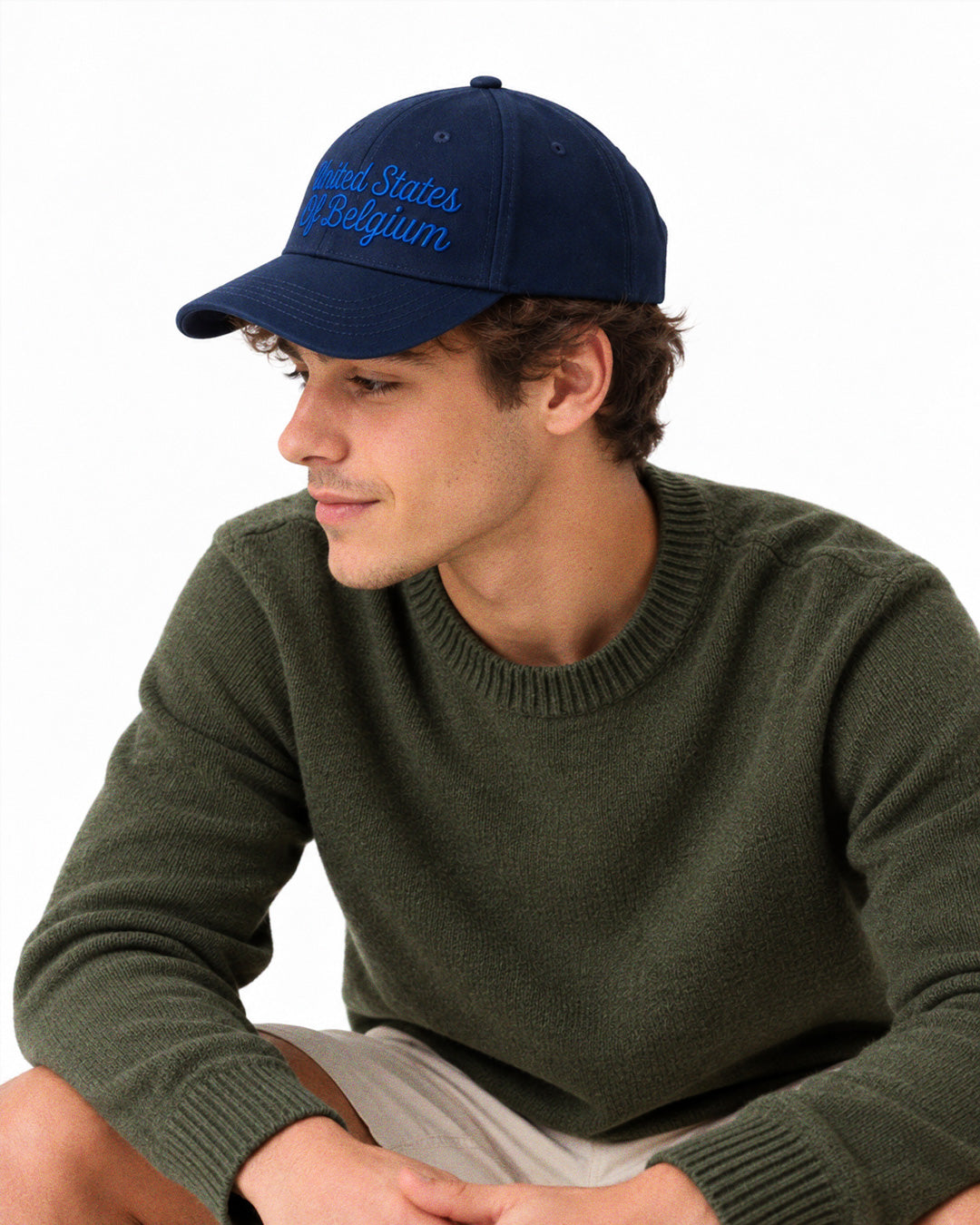 Baseballpet “United States of Belgium” Navy