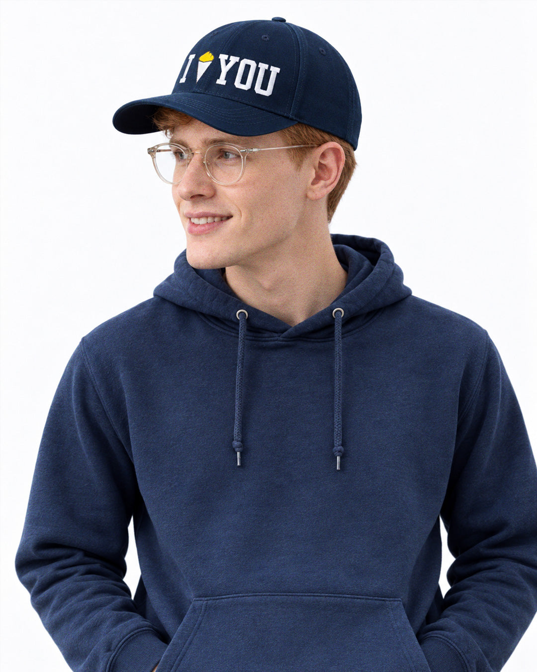 Baseballpet “I frite you” Navy