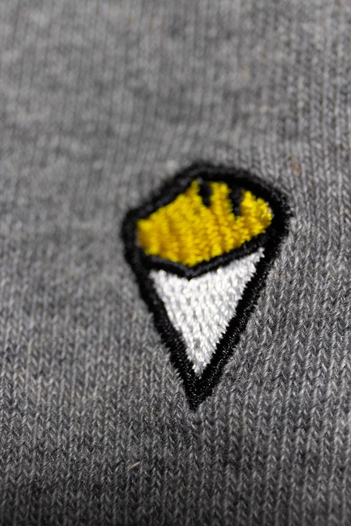 Sokken lichtgrijs Frites