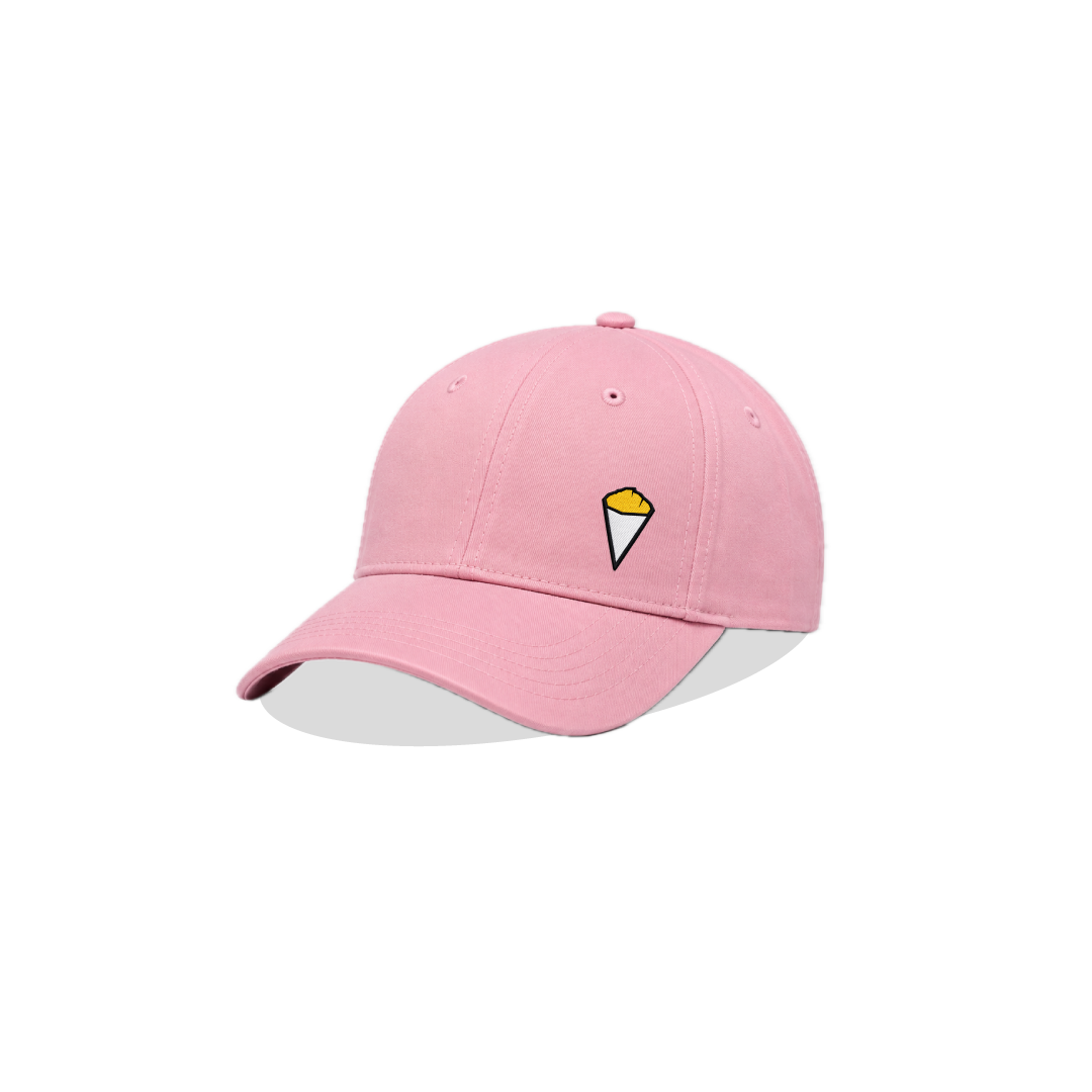 Casquette Baseball “Cornet de frites” Rose