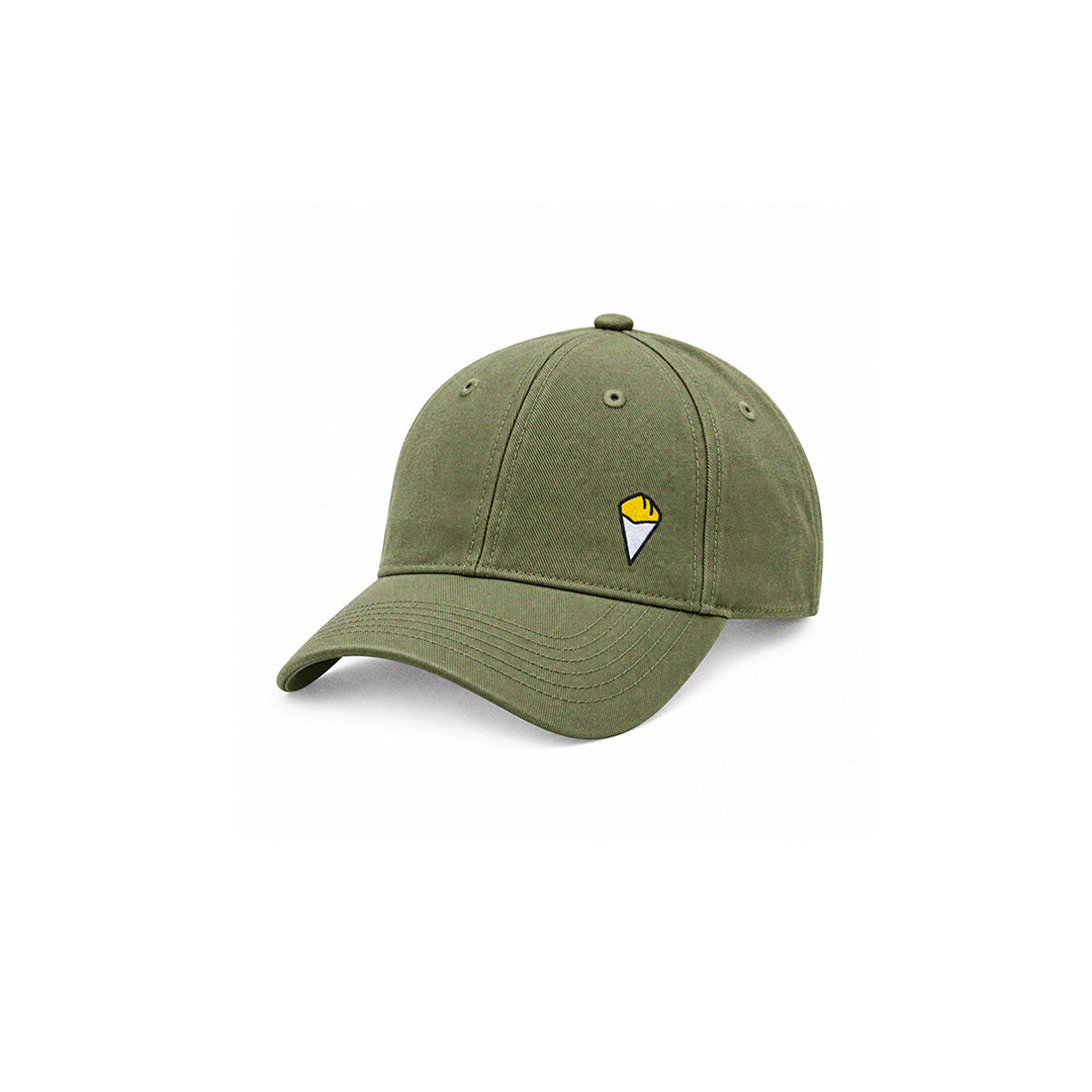 Casquette Baseball “Cornet de frites” Vert Olive