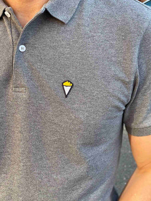Polo Frite | Gris Heather