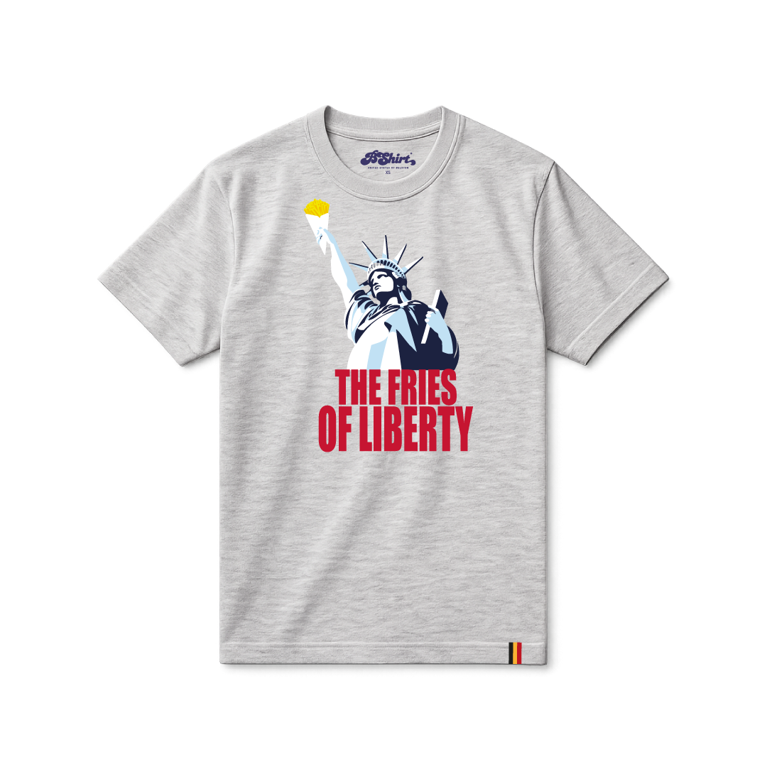 T-shirt The Fries of Liberty | Gris