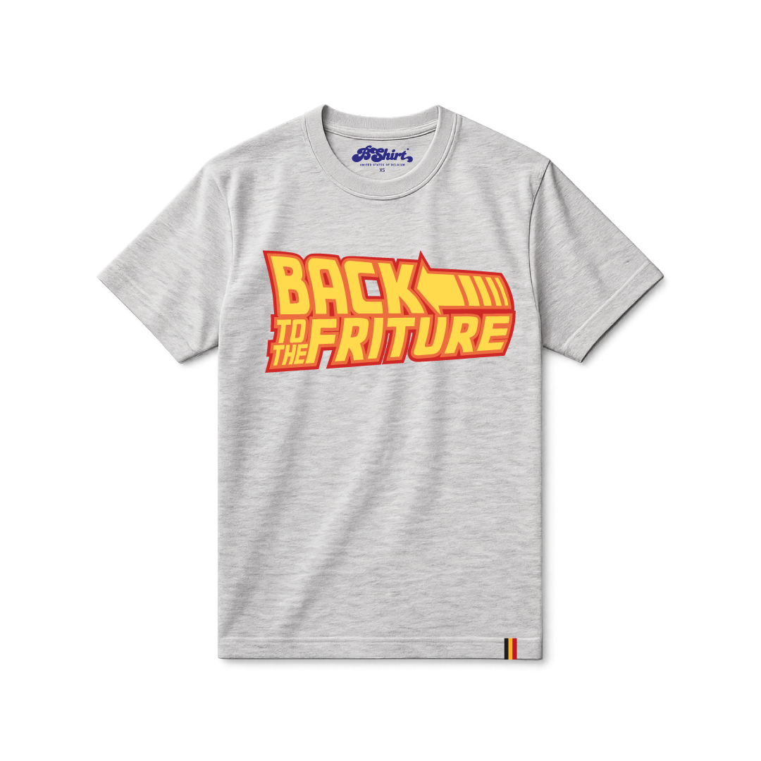 T-shirt Back to the Friture | grijs