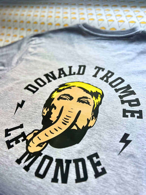 T-shirt Donald Trompe | Light grey