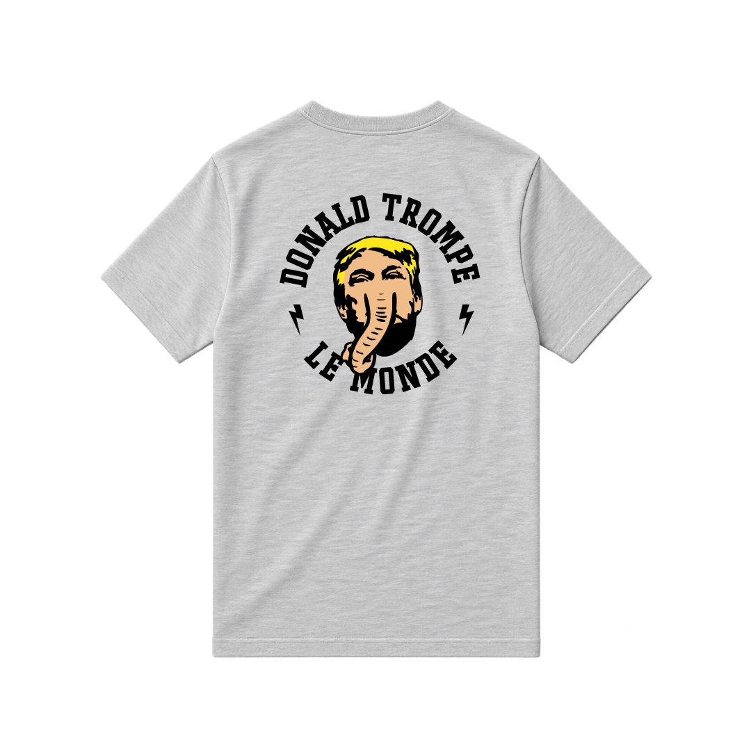 T-shirt Donald Trompe | Light grey