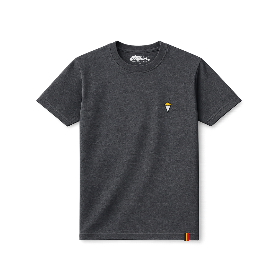 T-shirt Frites | Gris foncé chiné