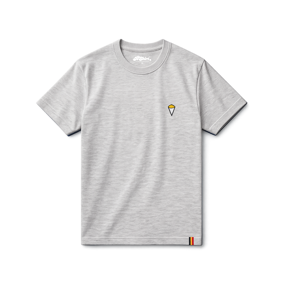 T-shirt Frites | Lichtgrijs