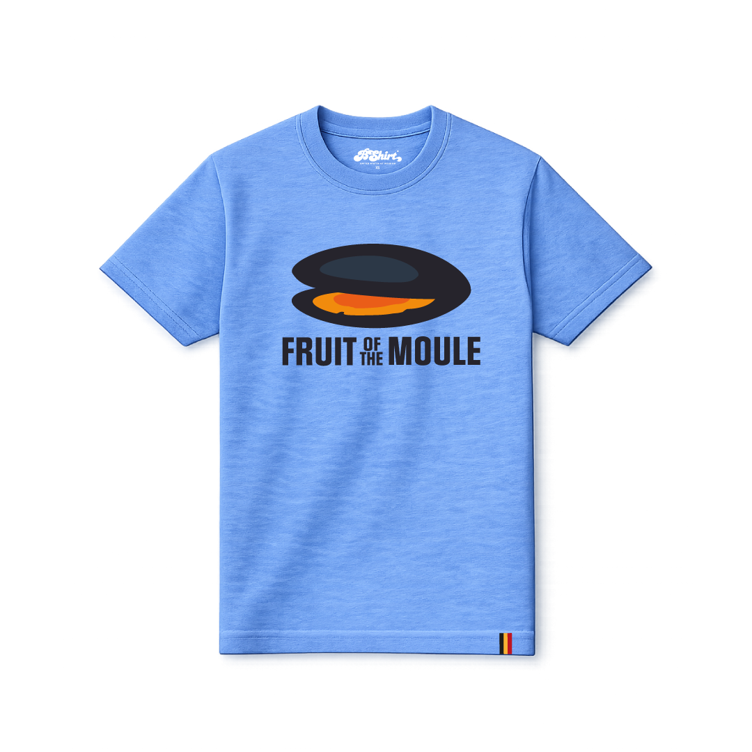 T-shirt Fruit Of The Moule | Bleu chiné