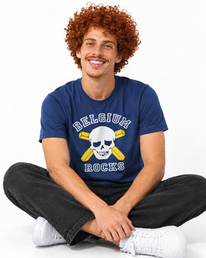 T-shirt Skull & Fries | Navy