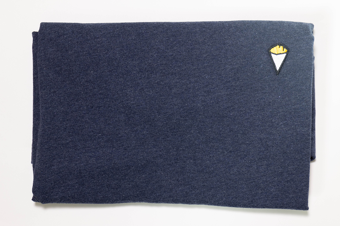 T-shirt Frites | Heather blue