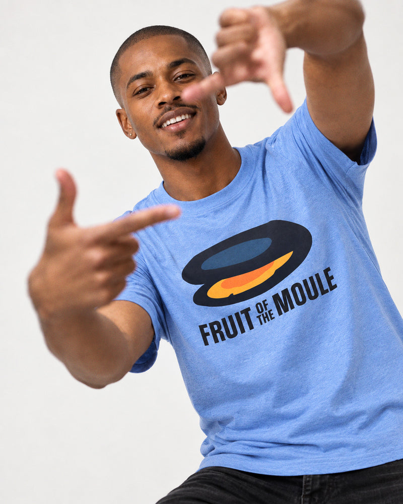 T-shirt Fruit Of The Moule | Bleu chiné