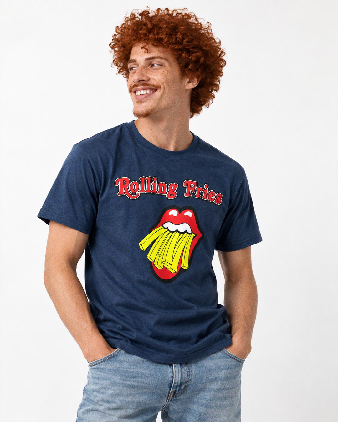 T-shirt Rolling Fries | Navy