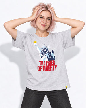 T-shirt The Fries of Liberty | Gris