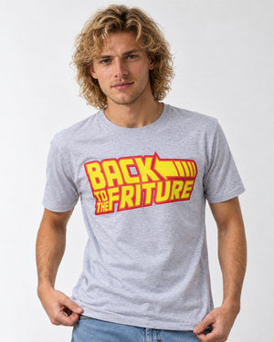 T-shirt Back to the Friture | grijs