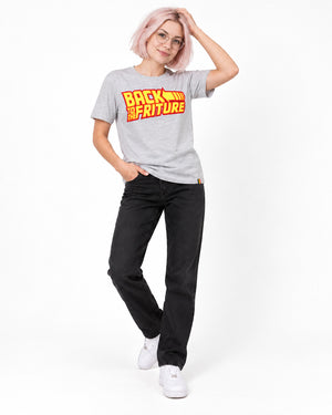 T-shirt Back to the Friture | gris
