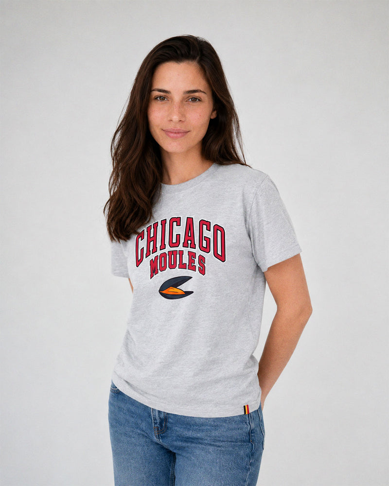 T-shirt Chicago Moules | gris