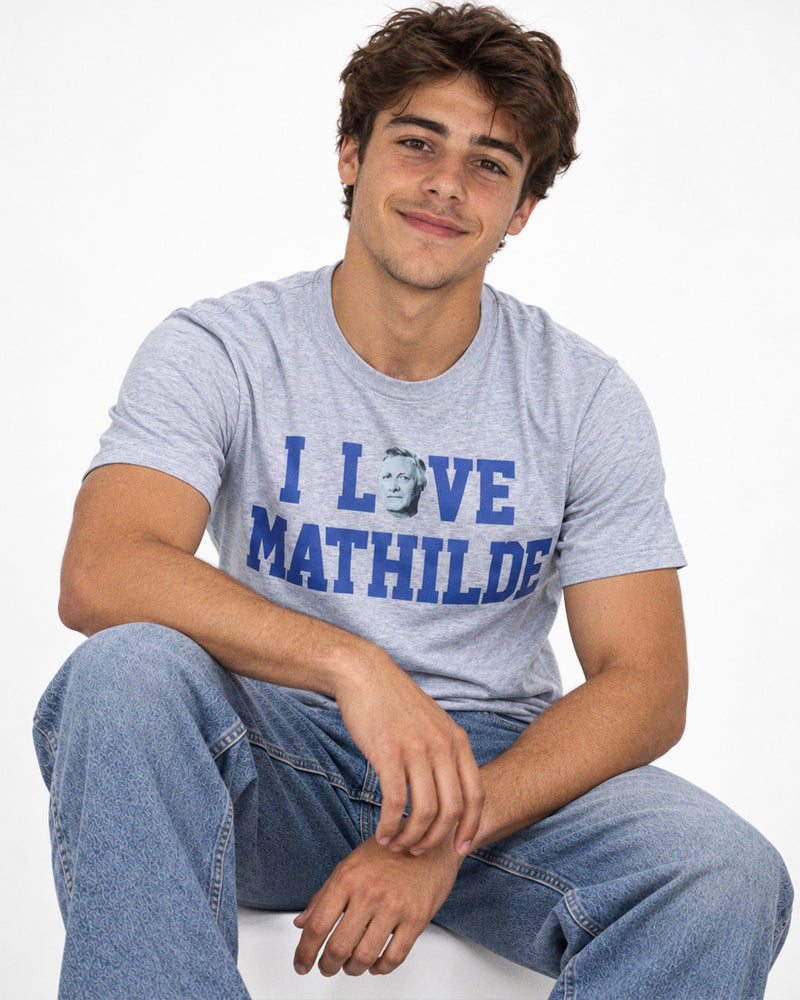 T-shirt Mathilde | Gris clair