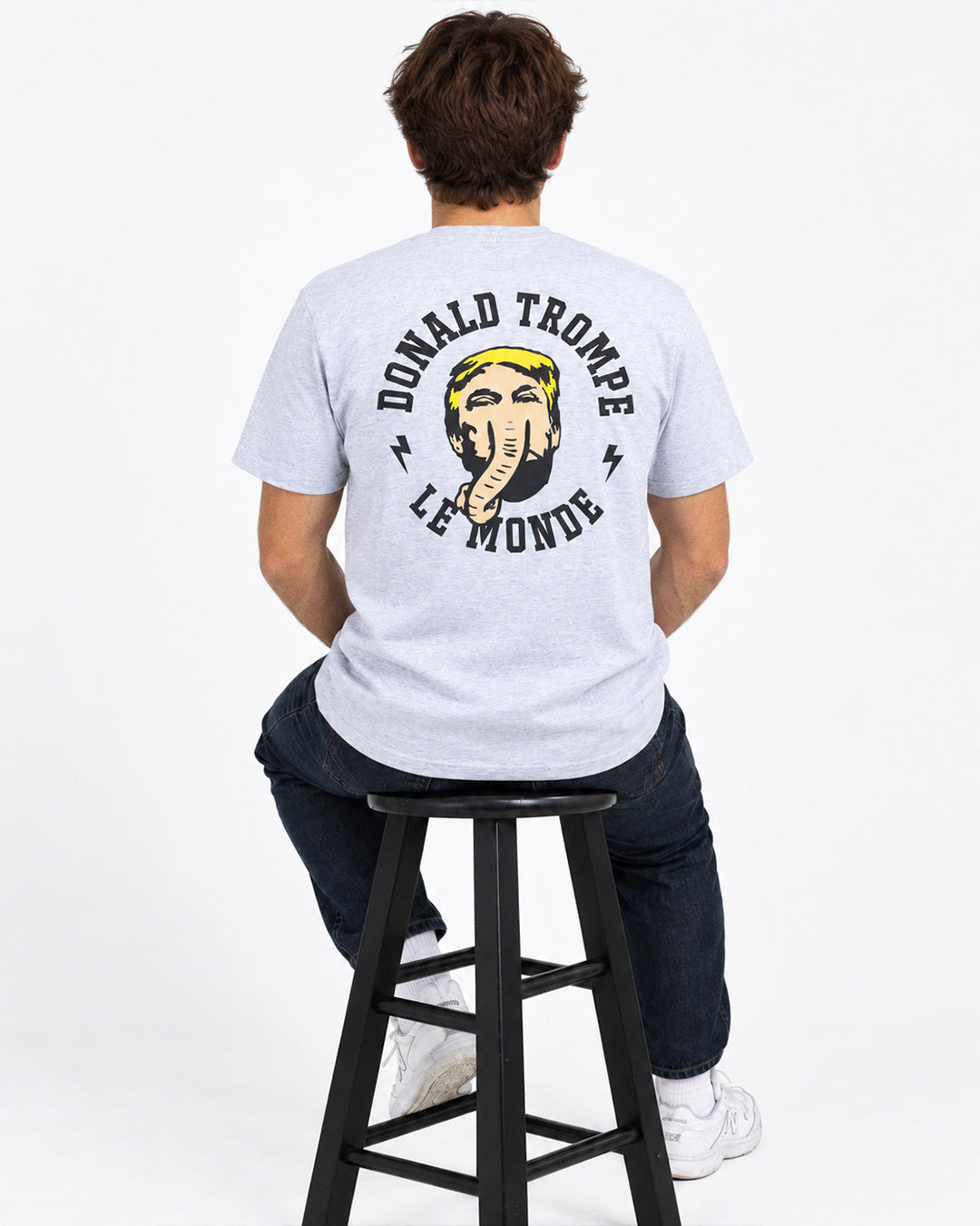 T-shirt Donald Trompe | Light grey