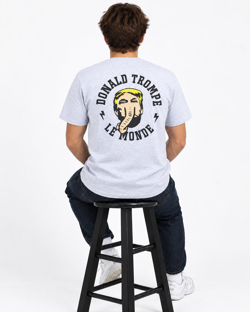 T-shirt Donald Trompe | Gris clair