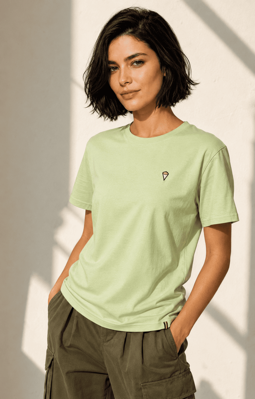 T-shirt Frite | Kombugroen